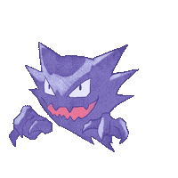 Pokemon Ghost Sticker by daylynn