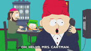 kyle broflovski dinner GIF by South Park 