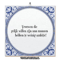 Wijsheid Vrouw Sticker by Tegelspreuken.nl