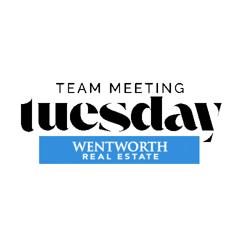 Realestate Tuesday Sticker by WentworthRealEstate