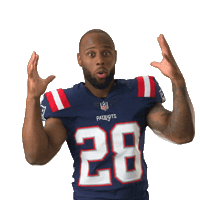 James White Reaction Sticker by New England Patriots