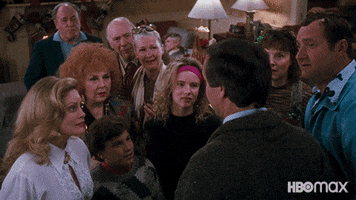 Surprised National Lampoons Christmas Vacation GIF by Max