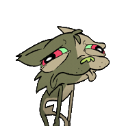 Cat Screaming Sticker by Mwnci Animation