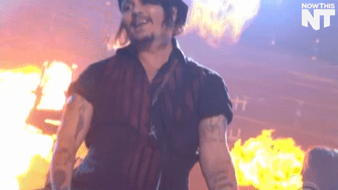 Johnny Depp Grammys GIF by NowThis