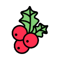 Santa Claus Kiss Sticker by clever carbon