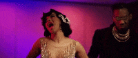 lick offset GIF by Cardi B
