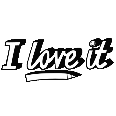 I Love It Sticker
