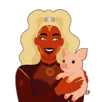 Farm Animal Wow Sticker by World Of Women