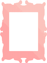 Curlysmurfette Frame Sticker