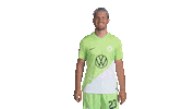 Happy Football Sticker by VfL Wolfsburg