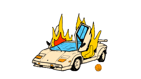 Fire Oofalandia Sticker by deladeso