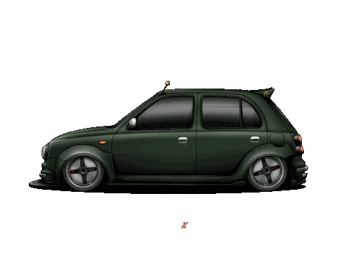 Nissan March Sticker