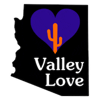 Phoenix Suns Heart Sticker