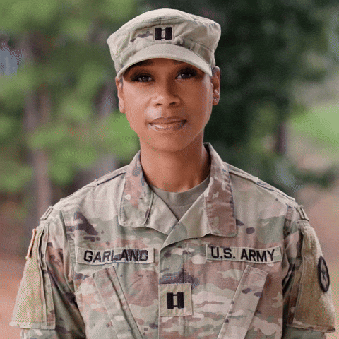 Army Saluting GIF