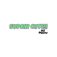 mymeowcouk cat dog cool super Sticker