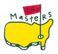 The Masters Logo Sticker by Catharina Stewart