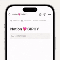 GIPHY x Notion