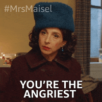 Angry Marin Hinkle GIF by The Marvelous Mrs. Maisel