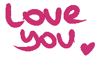 Love You Pink Sticker