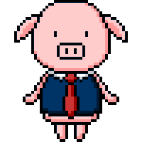 PiggyFarm strong fighting pig piggy Sticker