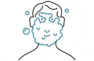 hapostrophe self care shower shaving harrys GIF