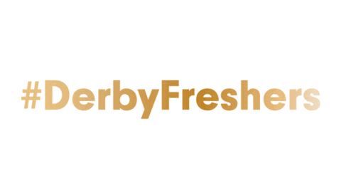 Freshers Derby Uni Sticker by University of Derby