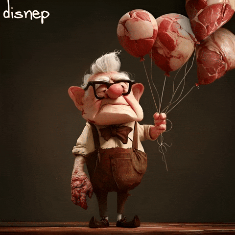 Inflate Carl Fredricksen GIF