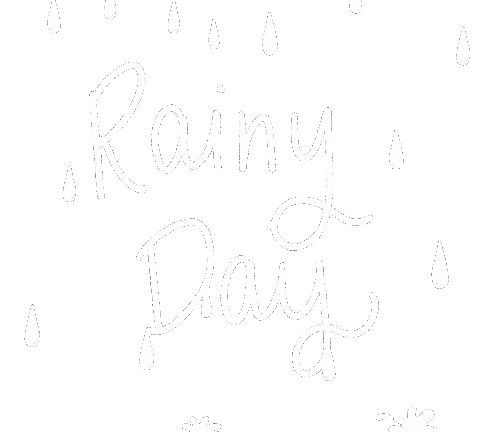 Rain Doodle Sticker