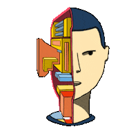 loop face Sticker