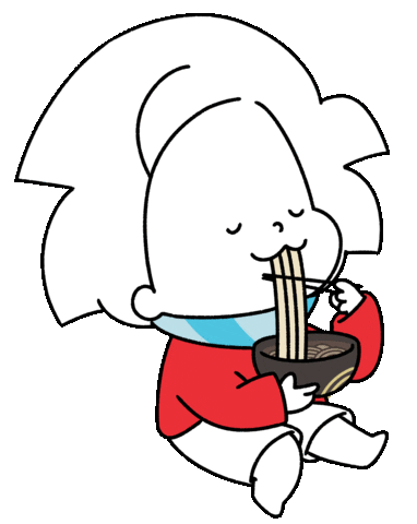 Hungry Food Sticker by Ai and Aiko