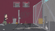 fence run away GIF by South Park 