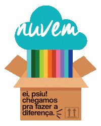 Rainbow Iris Sticker by Nuvem Sublimação