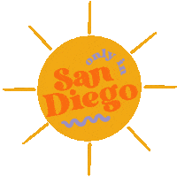 San Diego Sun Sticker by Playdates and Pints