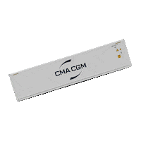 cmacgm wiggle logistics container reefer Sticker