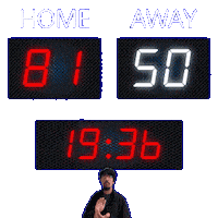 50 Away Sticker