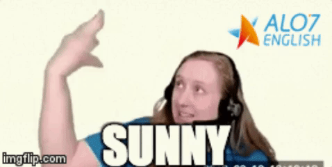 sunshine total physical response GIF by ALO7.com
