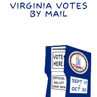 Voting Terry Mcauliffe Sticker by INTO ACTION