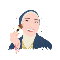 Kiaraleswaraa makeup influencer kiara kiaraleswara Sticker