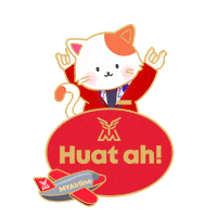 flymyairline rabbit chinese new year airline myairline Sticker