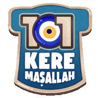 yuzbirokeyplus 101 okey nazar masallah Sticker