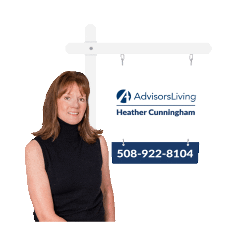 advisorslivingrealestate giphyupload heather cunningham Sticker