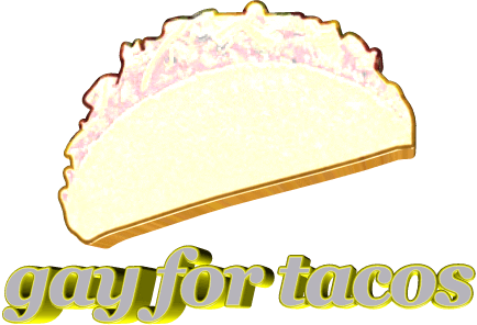 gay taco STICKER by AnimatedText