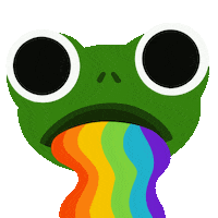 Rainbow Love Sticker by Jack0_o