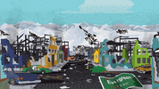 eric cartman explosion GIF by South Park 