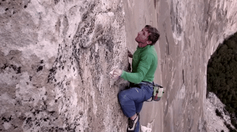 the dawn wall rock climbing GIF by The Orchard Films