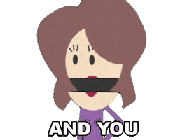 And You Sticker by South Park