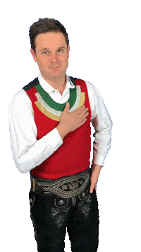 pizza no Sticker by JUZI - Die jungen Zillertaler