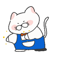 avatalk happy ねこ 행복한 그냥 Sticker