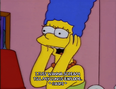 explode marge simpson GIF
