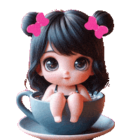 elistorycriativo girl garota café cafezinho Sticker